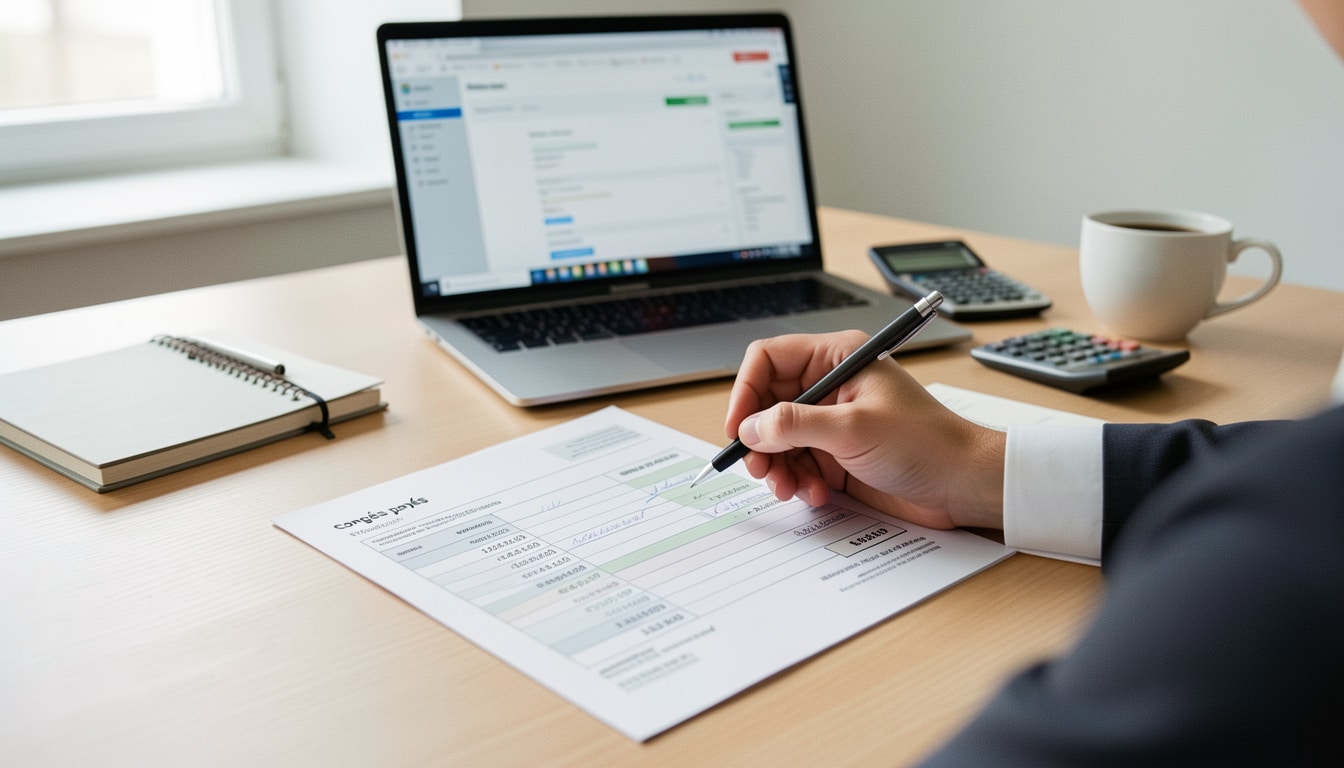 Congés payés sur la fiche de paie : bien les lire